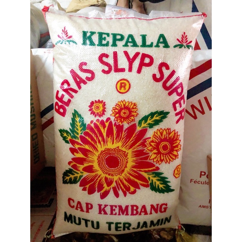 

BERAS CAP KEMBANG UKURAN 5 kg promo murah