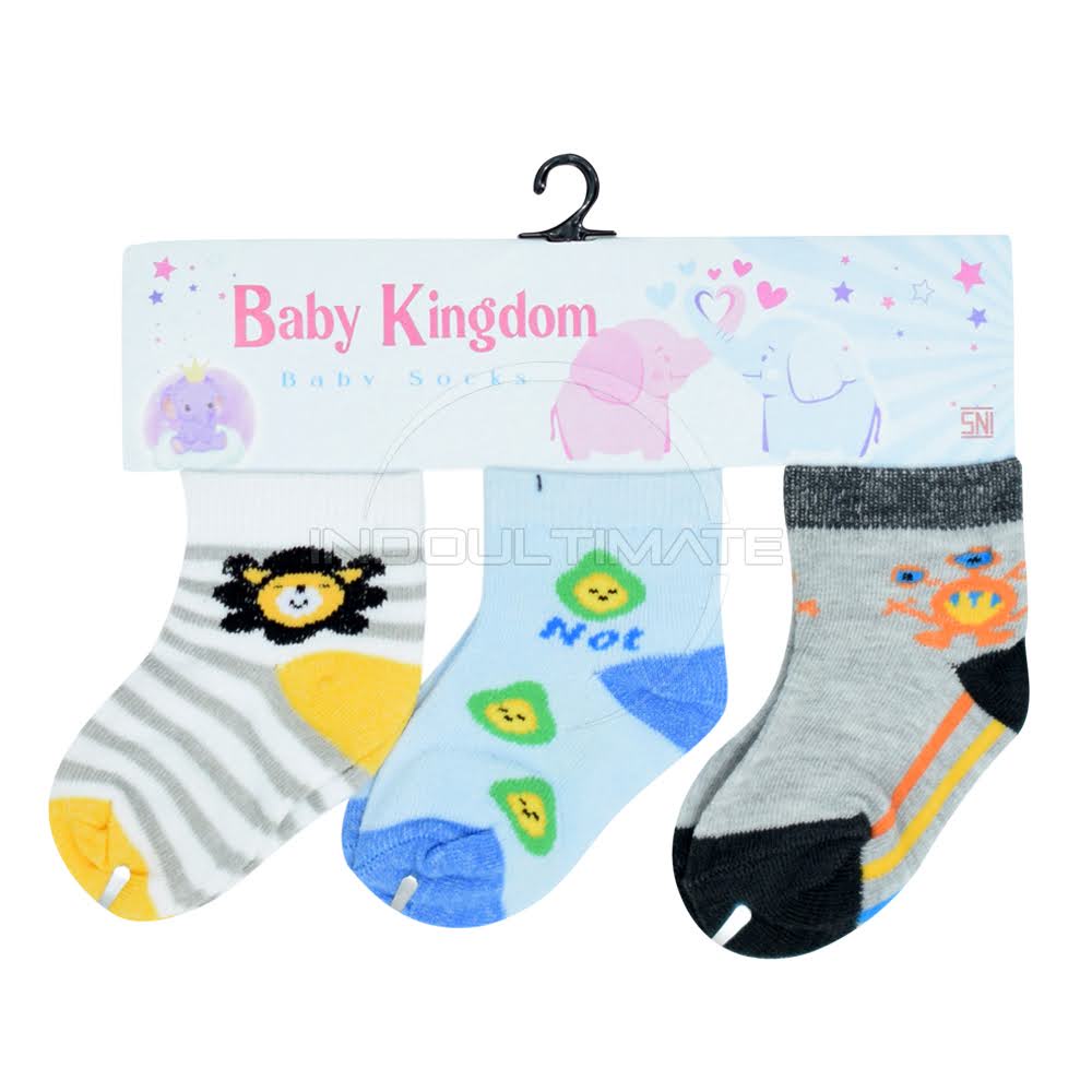 3in1 Sarung kaki Bayi Kaos Kaki Bayi (0-12 Bulan) Baby Sock BISA PILIH MOTIF Karakter Lucu Pelindung Kaki bayi KKA-503 KKA-513