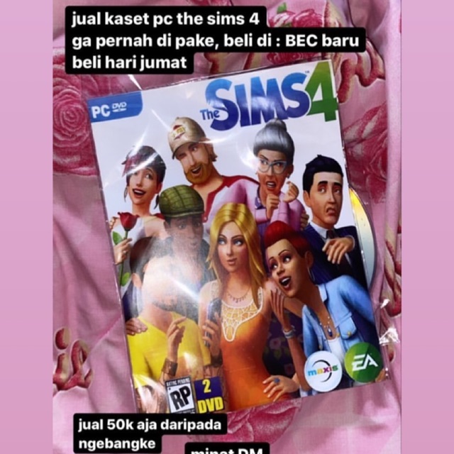 jual kaset the sims 4 pc full DLC
