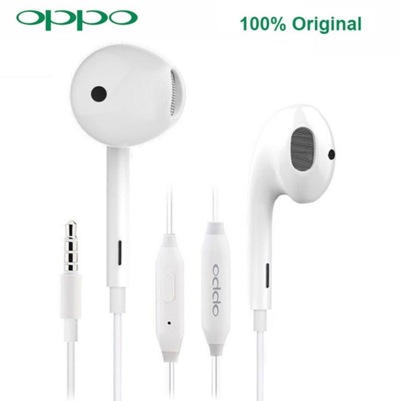 Headset Earphone OPPO ORIGINAL 100% A91 A92 A52 A53 A33 Oppo ORI Headset-1