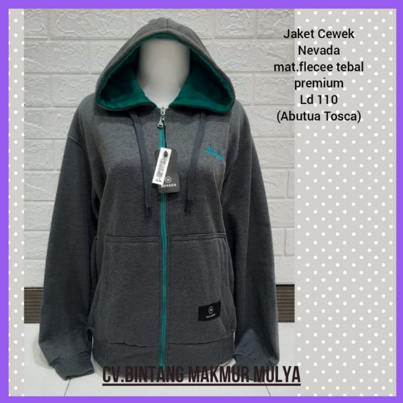 Jaket Wanita Nevada Rip Hoodie Wanita Polka