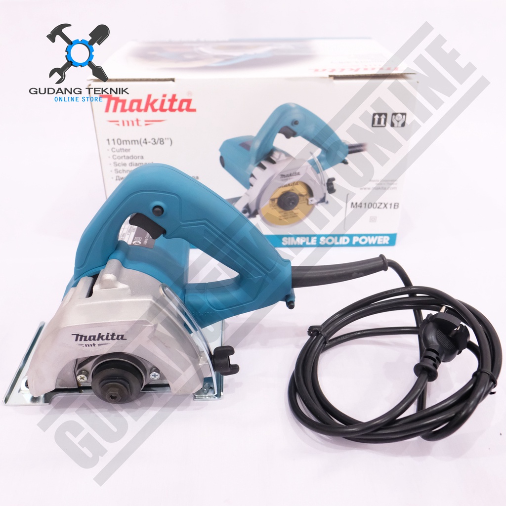 Mesin Potong Keramik 4&quot; MAKITA M4100ZX1B / Marble Cutter MAKITA M4100 4 Inch