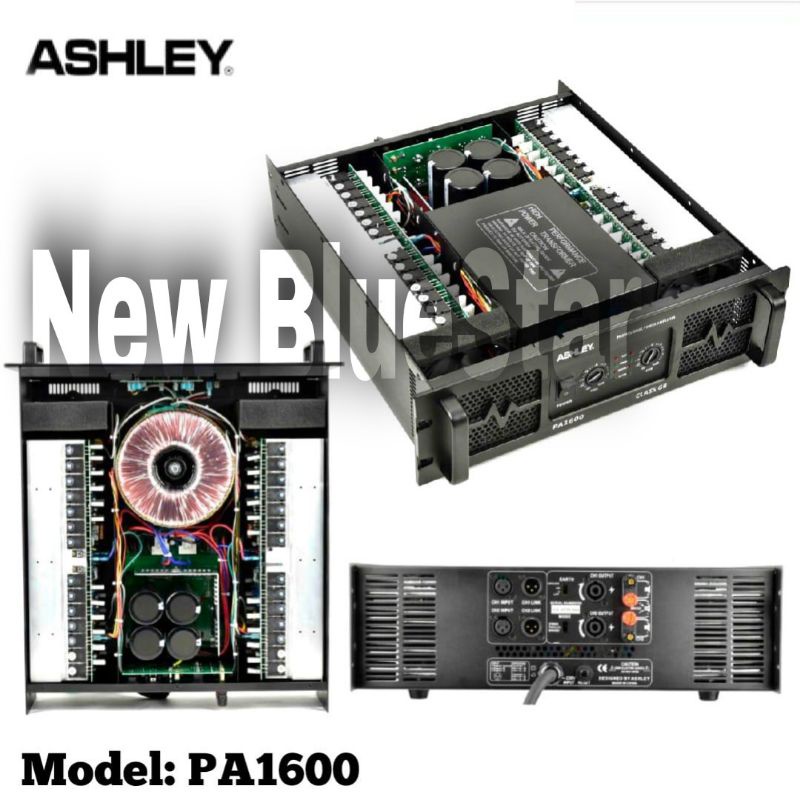 Power Ashley PA 1600 Original Amplifier Ashley PA1600 Class GB