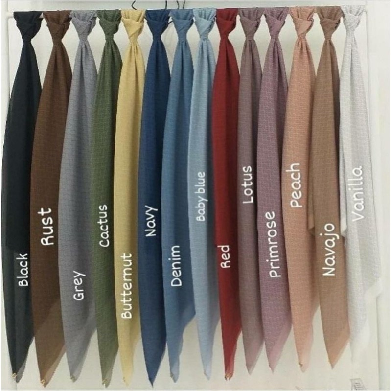 tapis buttonscarves warna butternut