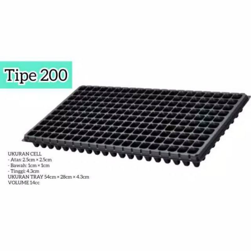 SUPER SALE| PotRay |Nampan semai isi 200 Lubang |NAIRASTORE7