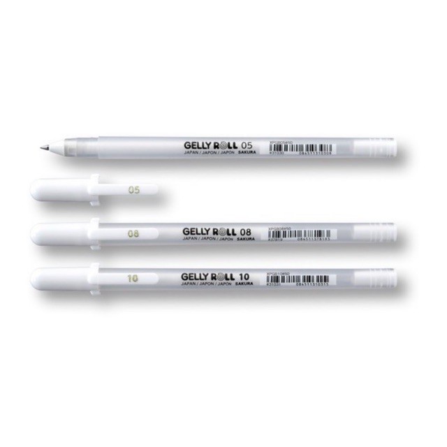 

Sakura Gelly Roll White Ink Gel Pen