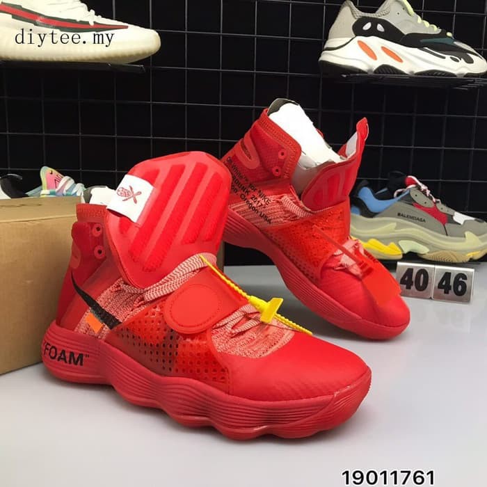 TERMURAH Sepatu Nike Hyperdunk 2017 Red/Sepatu basket/sepatu pria/sneakers pria - Merah, 42 BEST