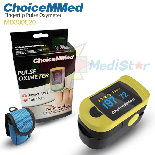 Choicemmed Pulse Oximeter MD300C20 Shopee Indonesia