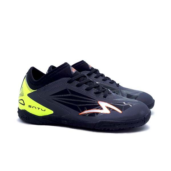 Sepatu Futsal Anak Specs Accelerator Satu IN JR - Gunmetal/Safety Yellow Original
