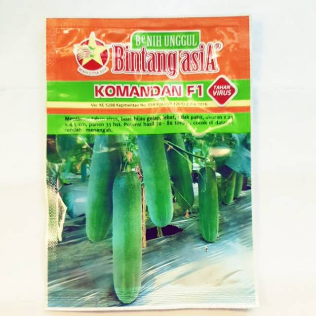 Timun KOMANDAN F1 20 gr bibit benih
