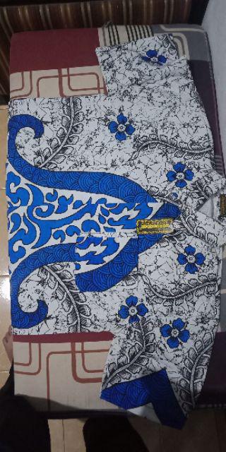 Bswart Batik Hrb026 Kenongo Hem Pendek Padi Pekalongan M L Xl Batik Pria Murah Modern Grosir