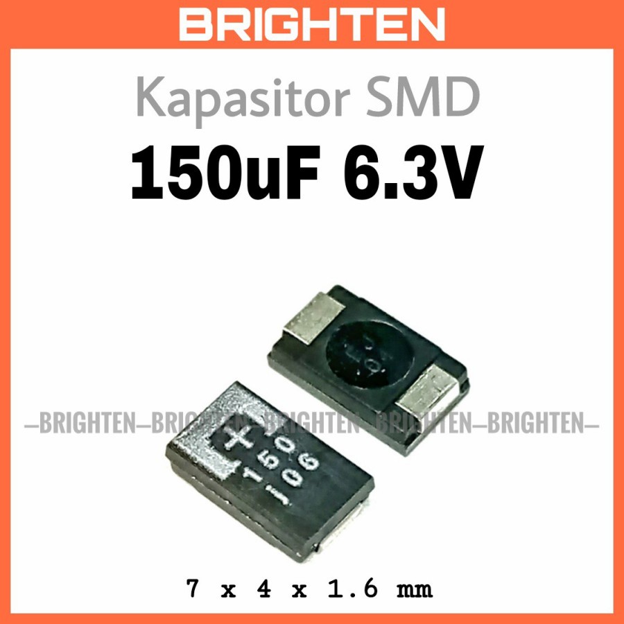 Kapasitor SMD 150uF 6.3V