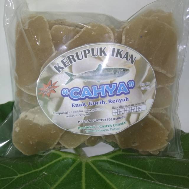 

Promo 1 kg krupuk ikan mentah tebal isi 5 pack