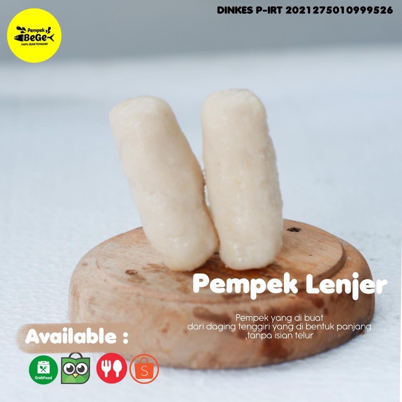 

Pempek Lenjer Kecil Isi 5 Pcs