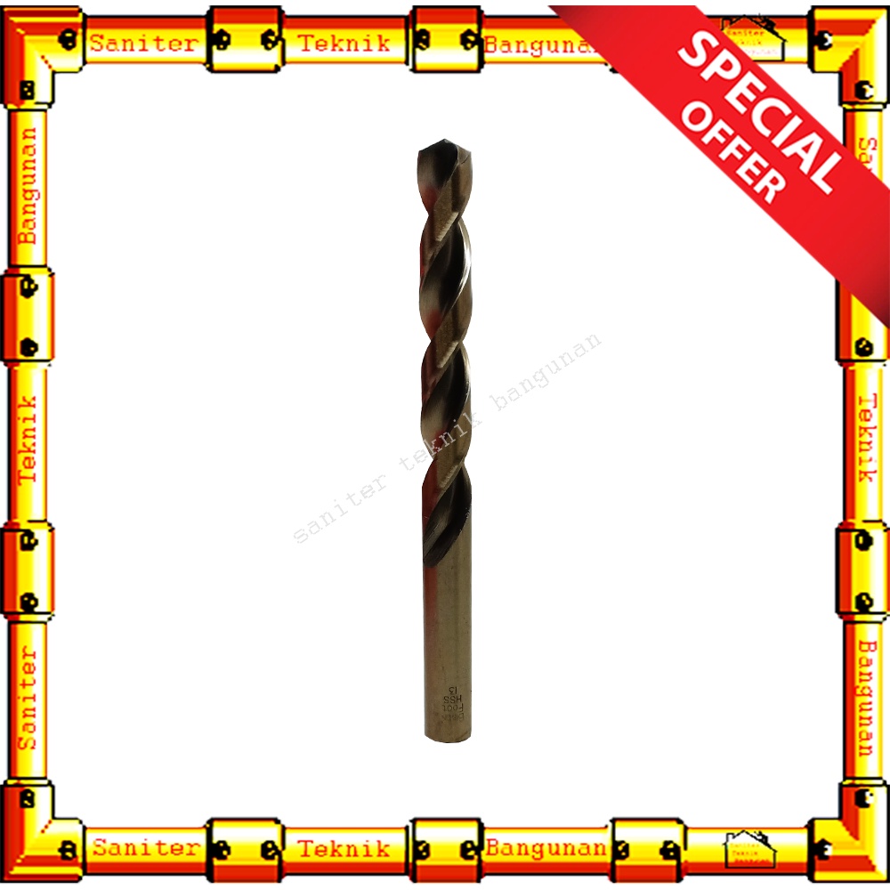 Mata Bor Besi Set 25Pcs HSS Super Drill Bit Blackfoot Matabor Stainless