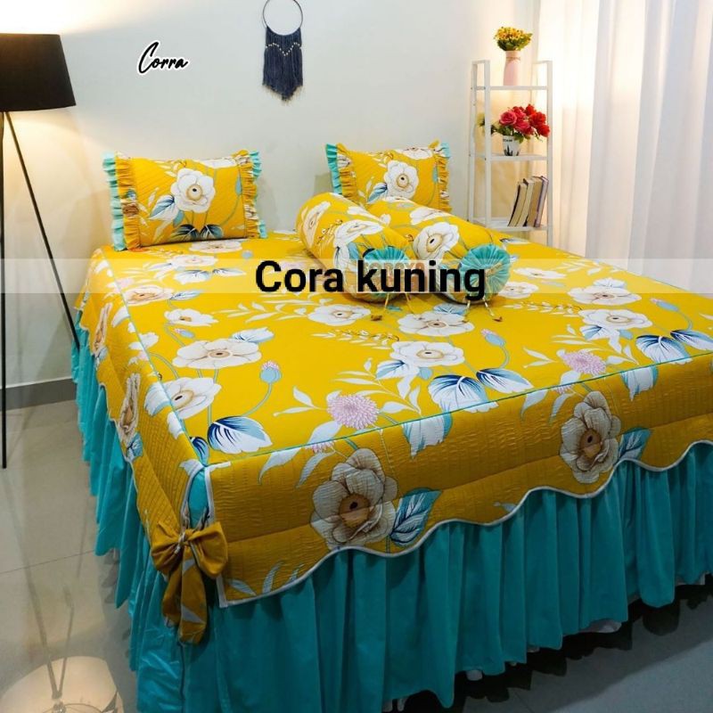 Sprei Rumbai Susun/Sprei Homemade/ Sprei Excelent/Sprei Pengantin/Sprei Rumbai