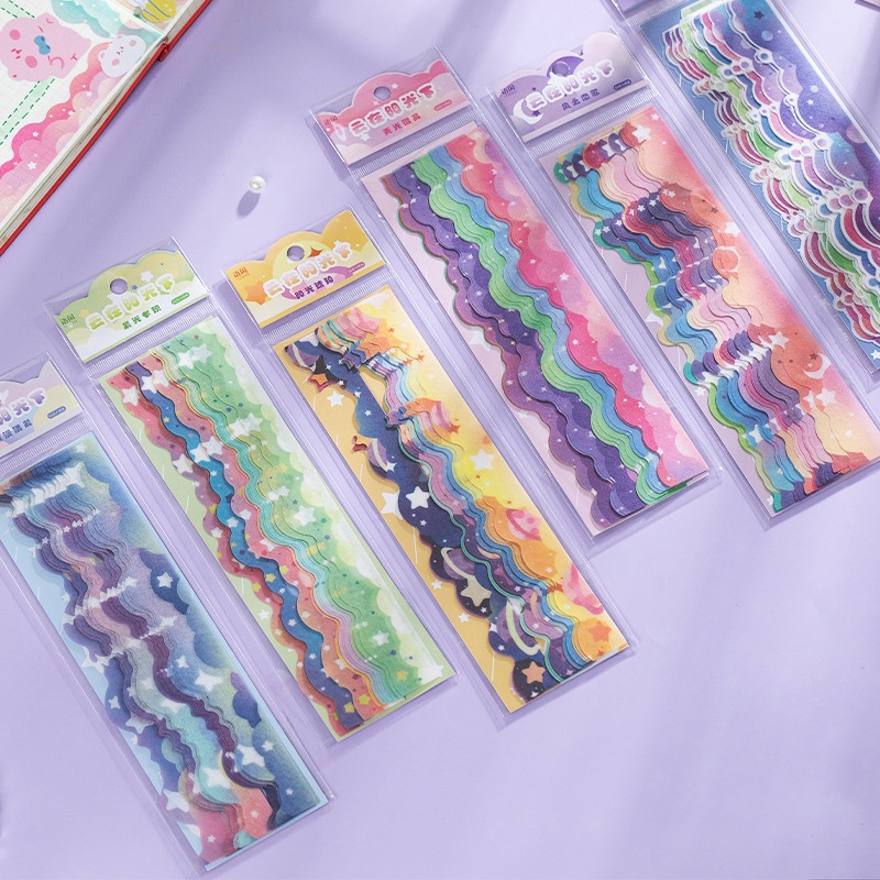 

Yu Xian Between The Clouds Diary Deco Stickers - Sticker Dekorasi Jurnal