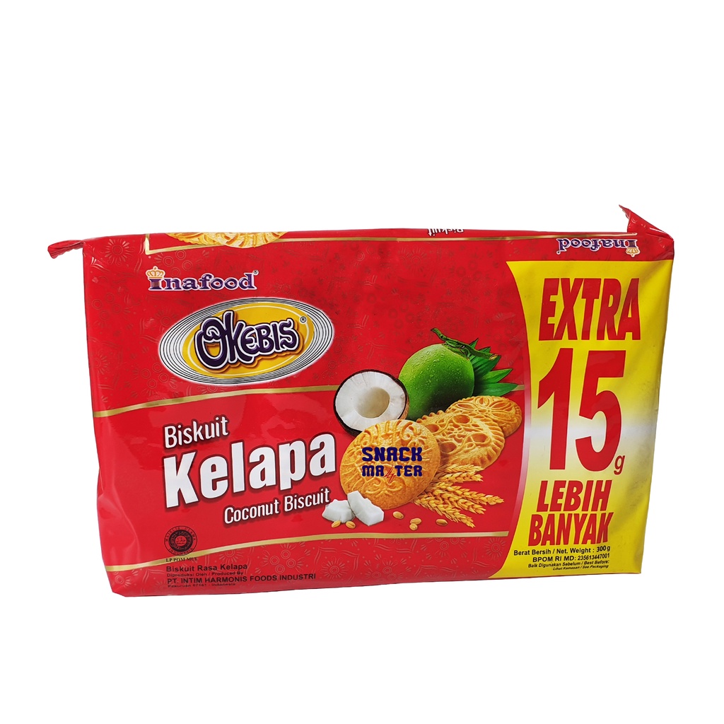 Jual Okebis Biskuit Kelapa Netto 300 Gr Shopee Indonesia