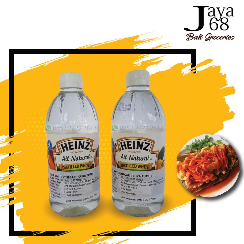 

Heinz Distilled White Vinegar 16 oz 473 ml / CUKA PUTIH HEINZ
