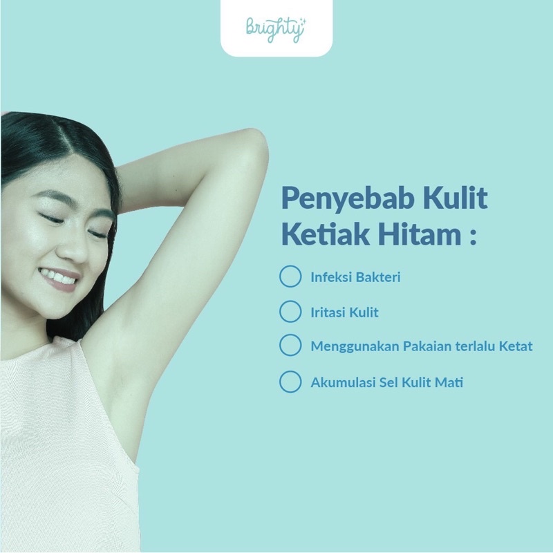 (BISA COD) [BPOM✅|Buy 1 Get gift] BRIGHTY GLOWING UNDERARM No. 1 DI INDONESIA