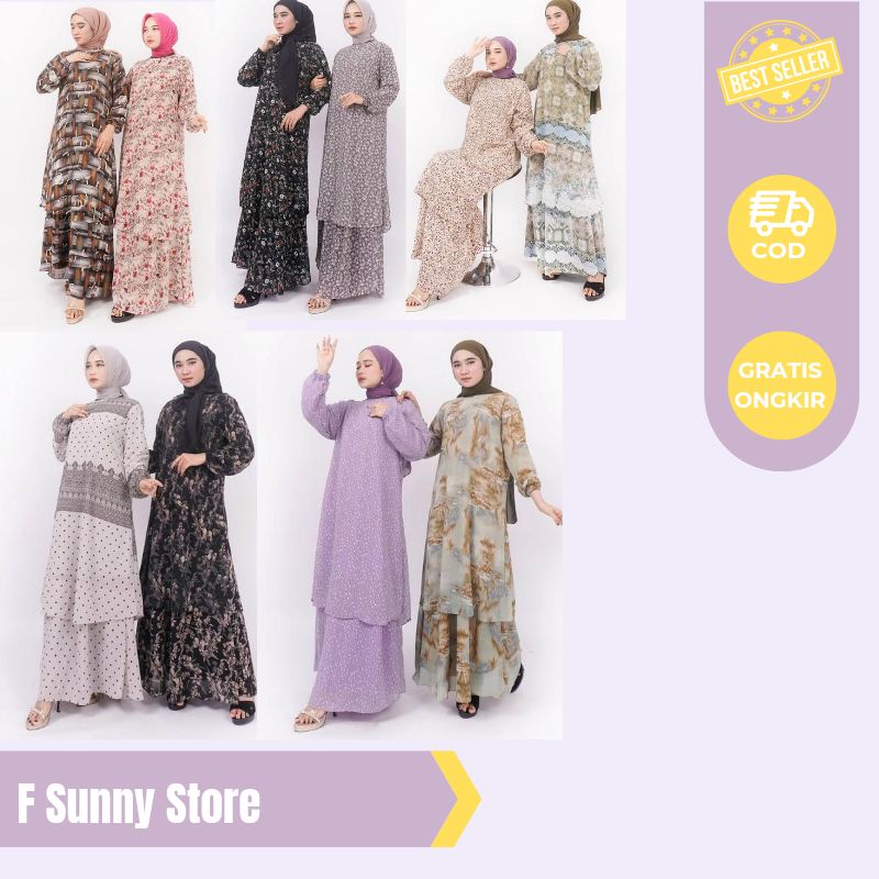 GAMIS MALAYSIA  CERUTY MOTIF  FULL PURING MOTIF | GAMIS LEBARAN | BAJU KURUNG | BAJU RAMADHAN