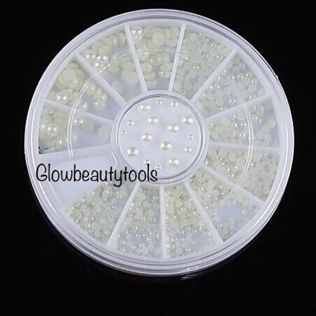 Nail art Pearl Mutiara