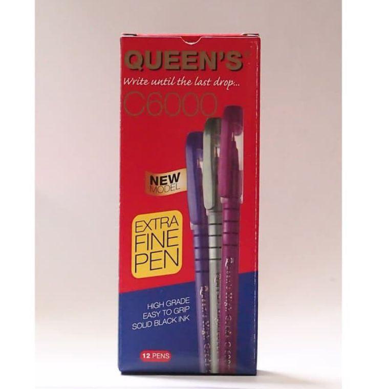 

(E4G7) ★ Pulpen Faster Queen's C6000 ( 12 pcs ) //Super@cepat