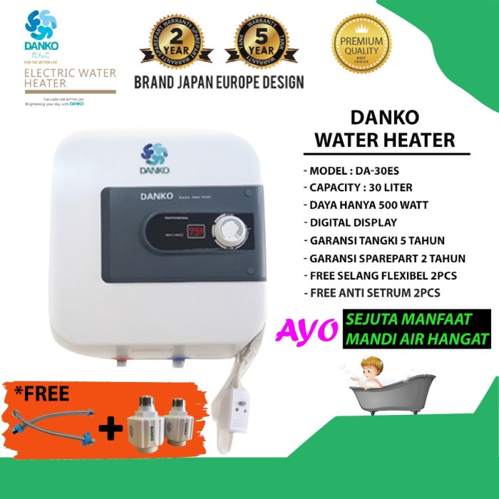 DANKO WATER HEATER 30 Liter DA-30ES 30 | PEMANAS AIR DANKO DA 30ES 30