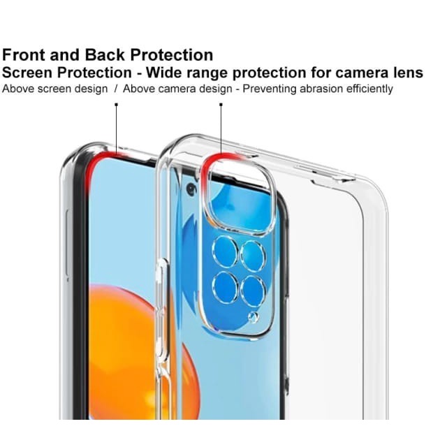 REDMI NOTE 11 / NOTE 11 PRO SOFTCASE ULTRA CLEAR CASE COVER TPU CLEAR SILICONE BENING SOFT - R.NOTE 11 PRO