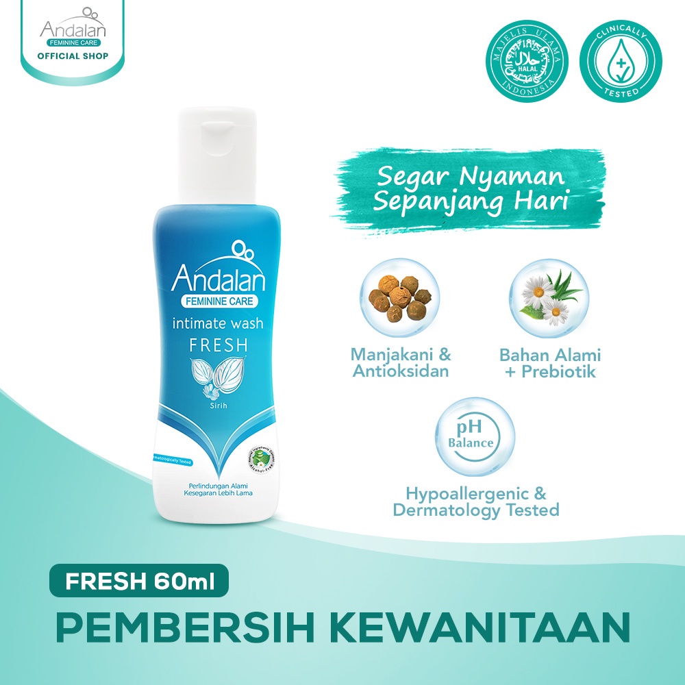 Andalan Feminine Care Fresh Sabun Pembersih Kewanitaan Anti Bau Keputihan