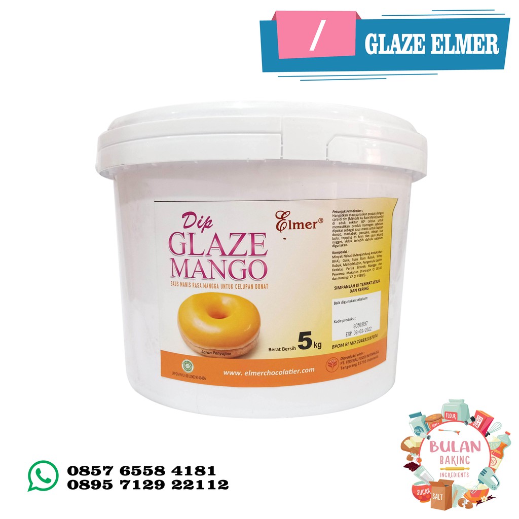 

Glaze Mango Elmer (Repack) 1Kg