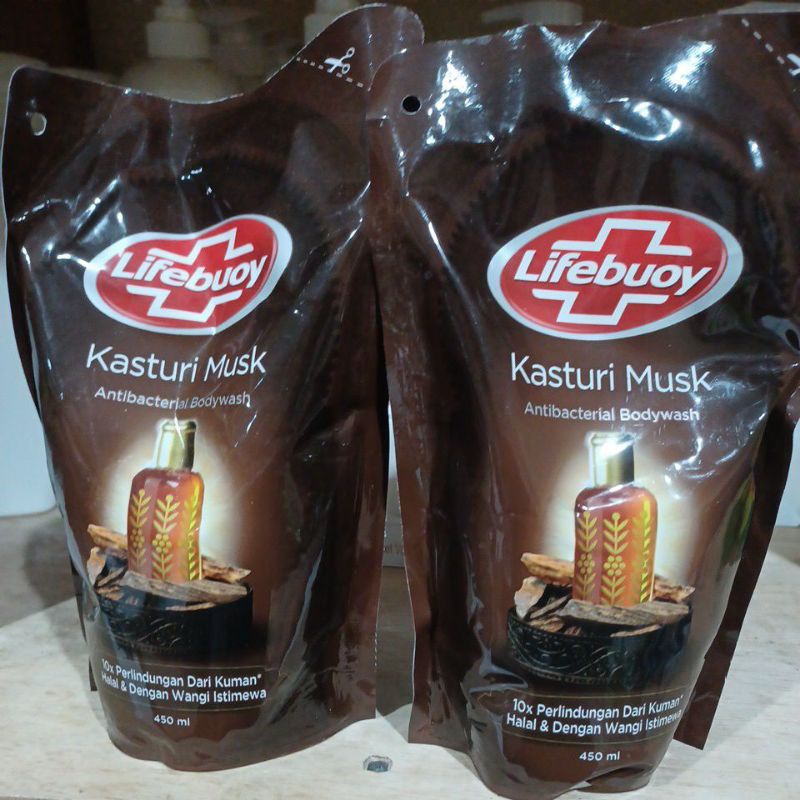 Lifebuoy Sabun Cair Refill Kasturi Musk 450ml