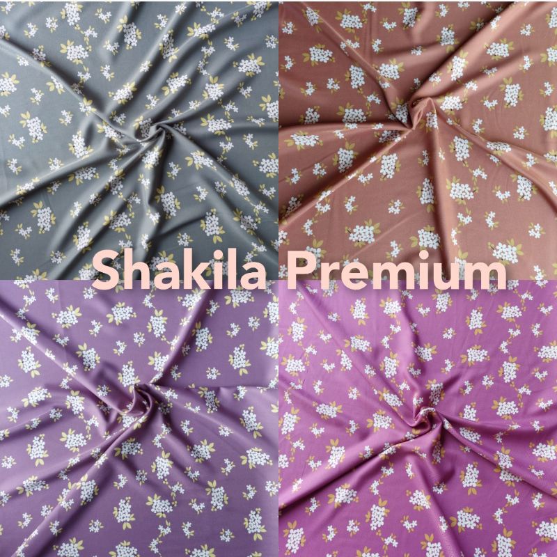 Kain Shakila Motif Yasmira harga setengah meter