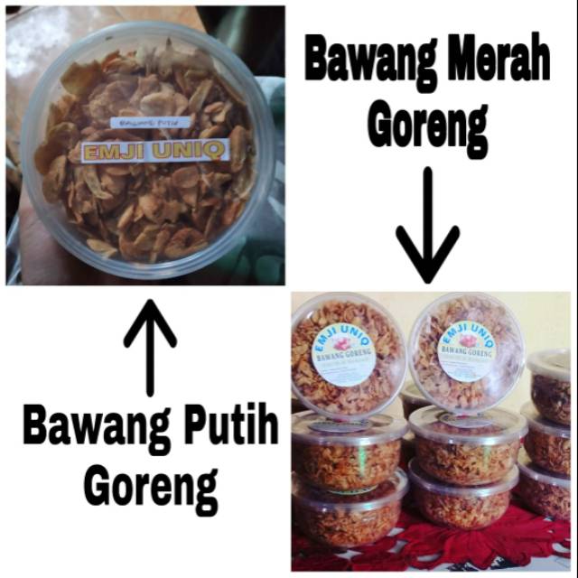 

Bawang merah dan bawang putih goreng