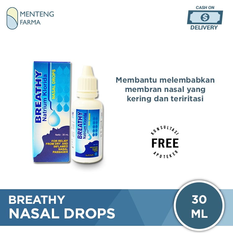 Breathy Nasal Drops 30 mL -  Obat Tetes Hidung Khusus Anak dan Bayi