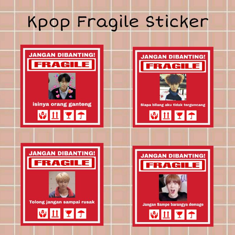 Kpop Fragile Sticker