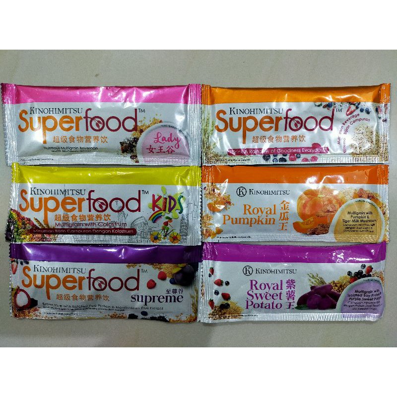 

Ecer Sachet Kinohimitsu Superfood Lady Kids Kid Supreme Multigrain Royal Pumpkin Royal Sweet Potato