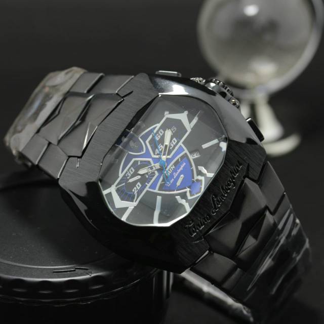 Jam Tangan Pria Lamborghini Rantai New Sporty