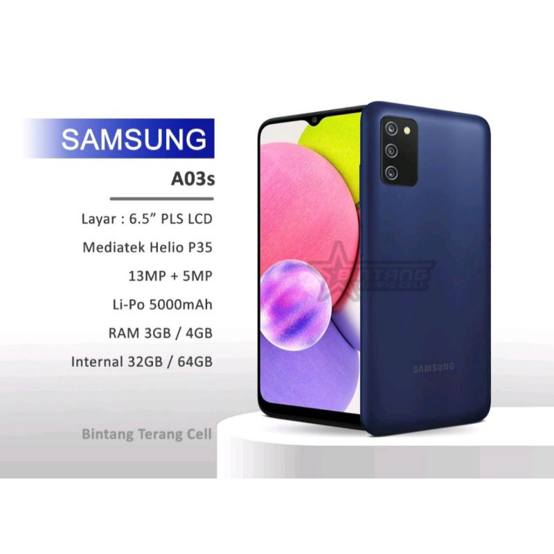 Jual SAMSUNG GALAXY A03S 3/32GB | Shopee Indonesia