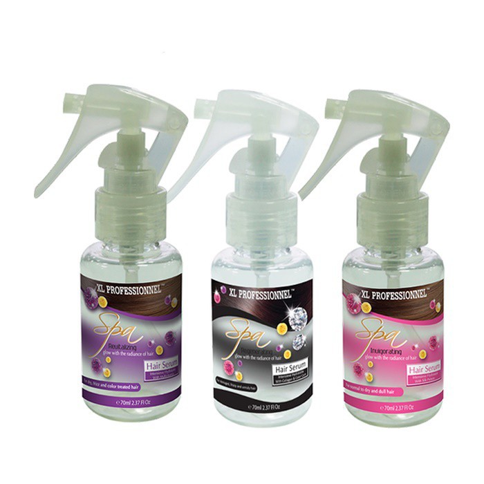 XL Professionnel Spa Regenerating Hair Serum ( HITAM , UNGU , PINK )