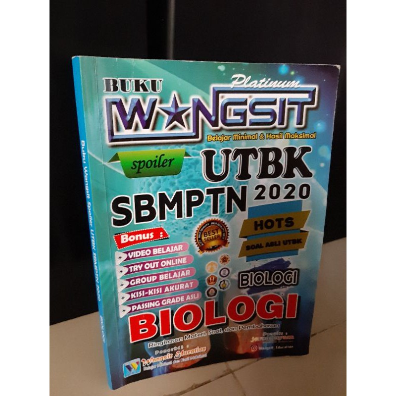 Buku Soal WANGSIT UTBK SBMPTN 2020 BIOLOGI (Preloved) SMA