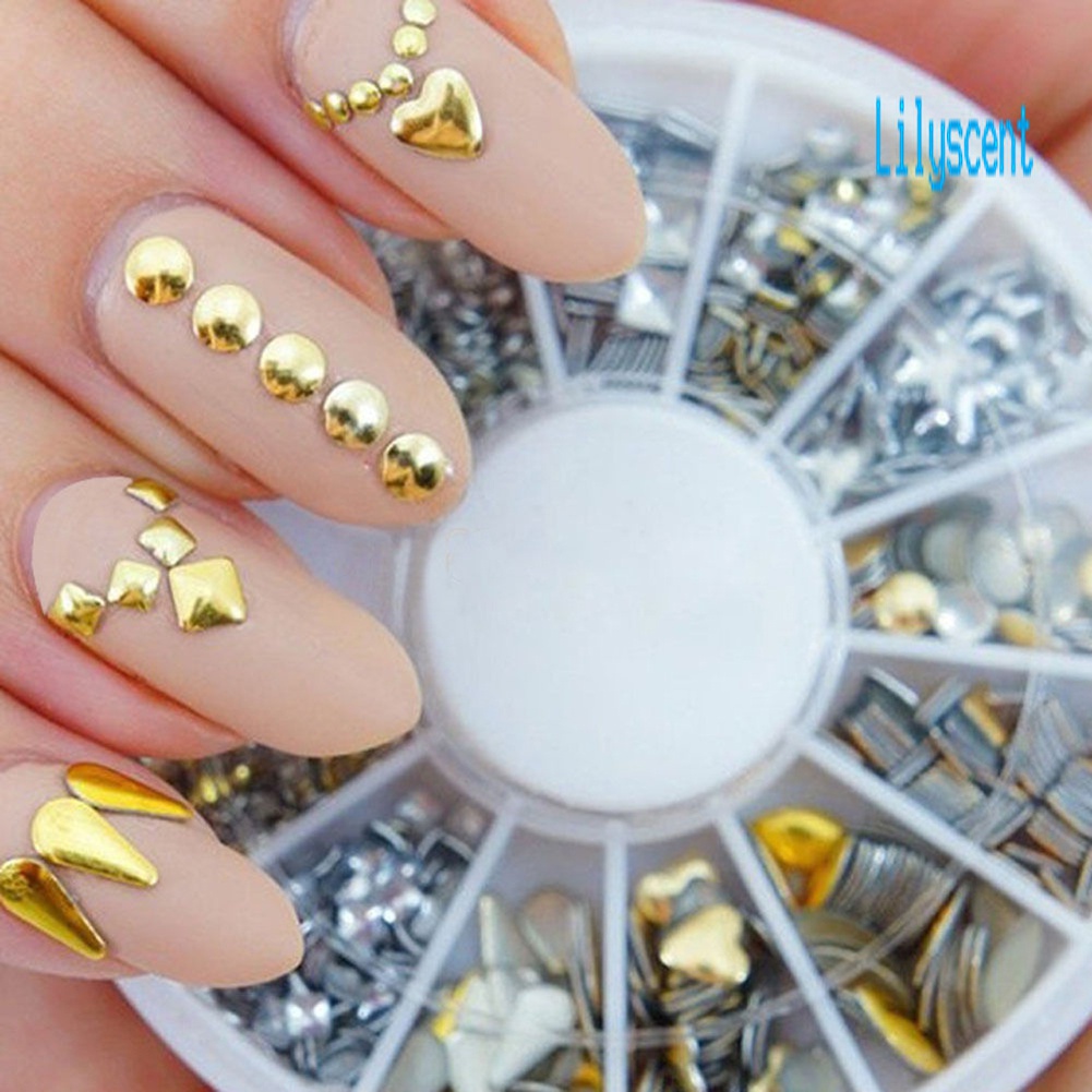 Lily Roda Isi Manik-Manik Bentuk Bintang Warna-Warni Untuk Dekorasi Nail Art / Manicure DIY