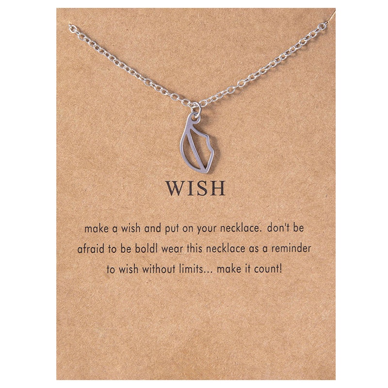 Kalung Desain Matahari Dan Bulan Bahan Stainless Steel Untuk Wanita
