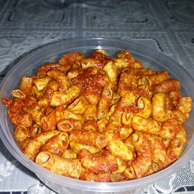 

Makaroni Gledek bumbu Basah/Kering