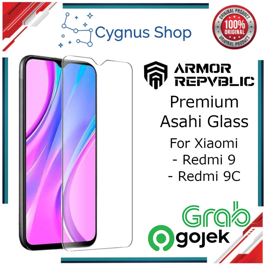 Tempered Glass Armor Repvblic For Xiaomi Redmi 9 - Redmi Note 9 Pro -  Redmi 9c Screen Protector