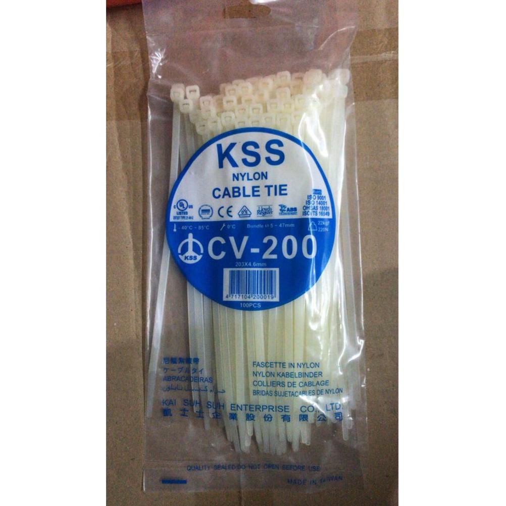 

Cable Ties 20Cm X 4.6 Merk Kss / Kabel Ties 20Cm X4.6Mm Kss / Pengikat Kabel Merk Kss 20Cm X 4.6