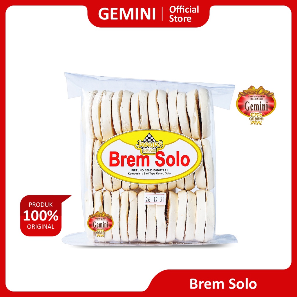 

Gemini - Brem Solo Asri - Javakhas - Kemasan 200gr