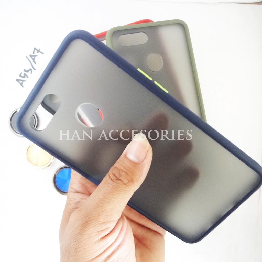 OPPO A5S/A7 Case Fuze Dove / Hardcase / Matte Colour