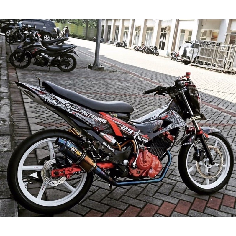 KNALPOT RACING SJ88 SJ 88 SJ-88 SATRIA FU KARBU INJEKSI SONIC MXKING CB150R