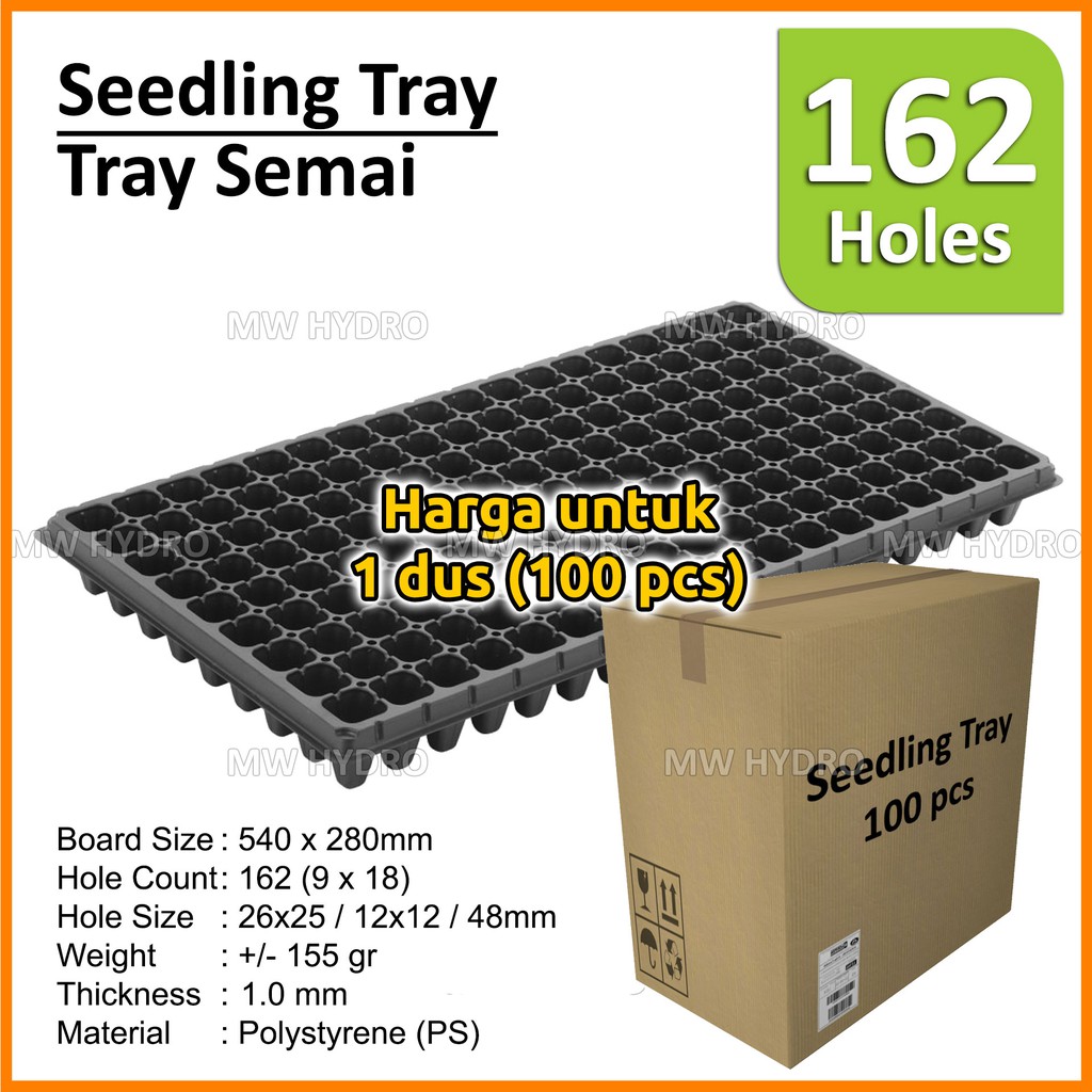 1 Dus Tray Semai / Seedling Tray - 162 lubang